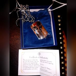 Bradford Exchange For my Airman dog tag necklace, new